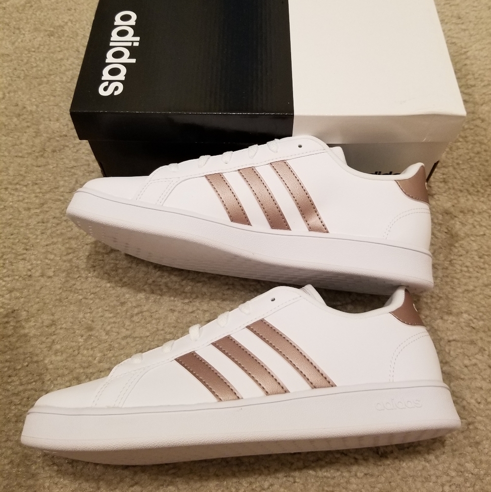 Adidas Grand Court Shoes big kids size 6 brand new - Picture 6 of 8